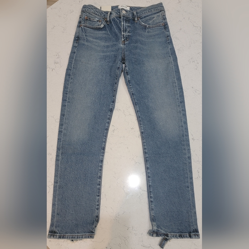 AGOLDE Toni mid rise straight landmark wash size 26 jeans